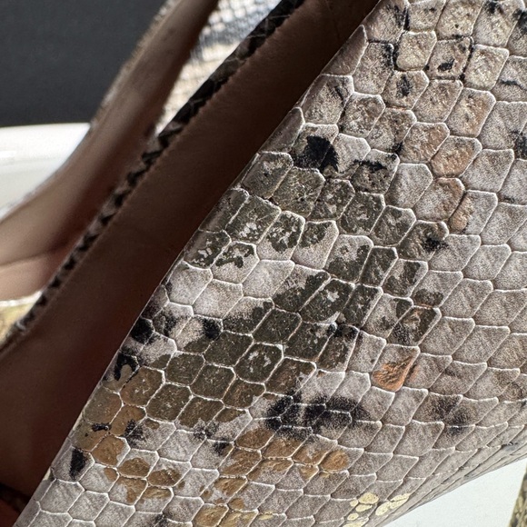 Steve Madden leather Snakeskin Patterned Stiletto Heels - Picture 2 of 8
